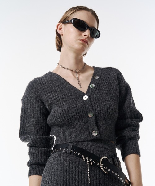 JOSE MOON（ジョゼムーン）の「SLOW KNIT 2PIECE/スローニット2ピース（ワンピース・レディース・ブラック/グレー/ベージュ・36/38）」の19枚目の写真