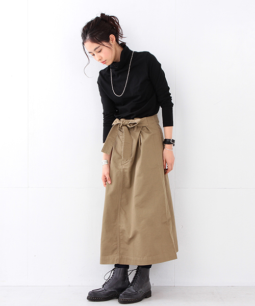 BEAMS BOY（ビームスボーイ）の「BEAMS BOY / 天竺 タートル ロングスリーブ（Tシャツ/カットソー・レディース・ホワイト/グレー/ブラック・ONE SIZE）」の22枚目の写真