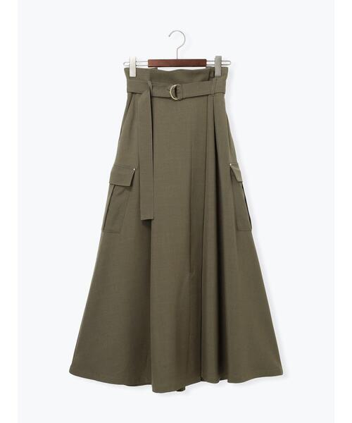 Te chichi(テチチ)の「カーゴフレアスカート(スカート・レディース・ネイビー/チャコールグレー/カーキ・F)」の16枚目の写真