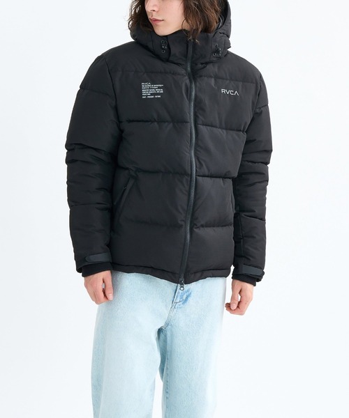 RVCA(ルーカ)の「RVCA BACK PRINT PUFFER JKT(その他アウター・メンズ・ブラック/カーキ・L/M)」の4枚目の写真