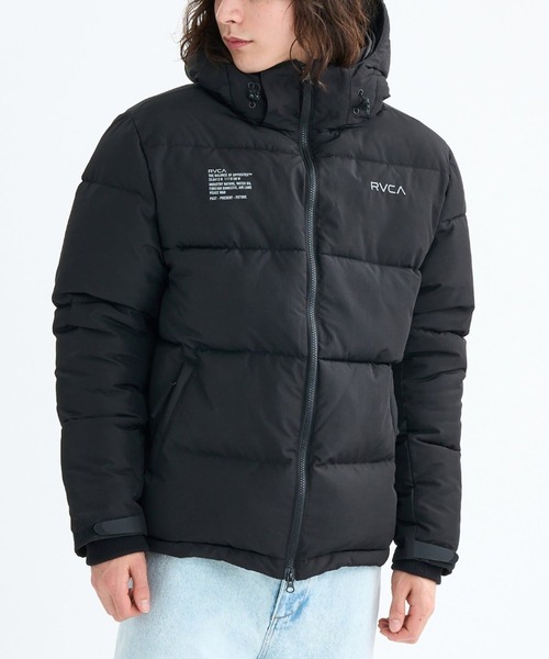 RVCA(ルーカ)の「RVCA BACK PRINT PUFFER JKT(その他アウター・メンズ・ブラック/カーキ・L/M)」の3枚目の写真