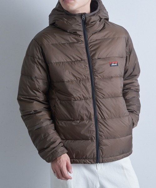 NANGA(ナンガ)の「【NANGA】ATL DOWN ZIP HOODIE/ダウンジップフーディー(ダウンジャケット/コート・メンズ・ブラウン/ブラック・L/M/S)」の13枚目の写真