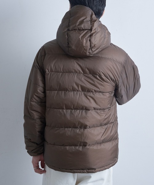NANGA(ナンガ)の「【NANGA】ATL DOWN ZIP HOODIE/ダウンジップフーディー(ダウンジャケット/コート・メンズ・ブラウン/ブラック・L/M/S)」の18枚目の写真