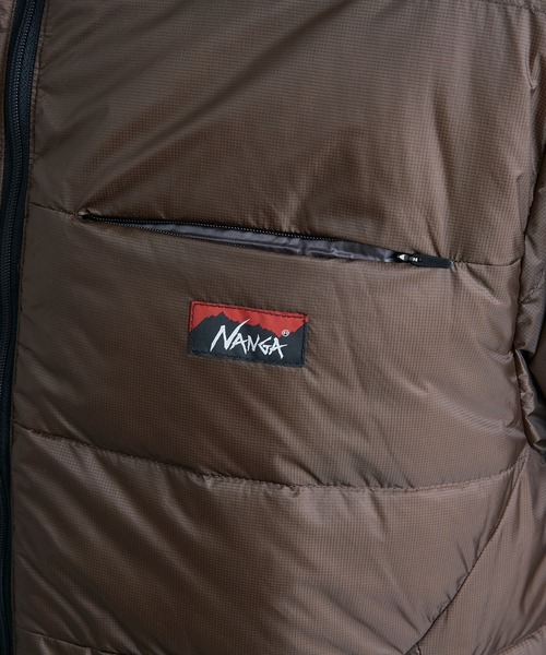 NANGA(ナンガ)の「【NANGA】ATL DOWN ZIP HOODIE/ダウンジップフーディー(ダウンジャケット/コート・メンズ・ブラウン/ブラック・L/M/S)」の22枚目の写真