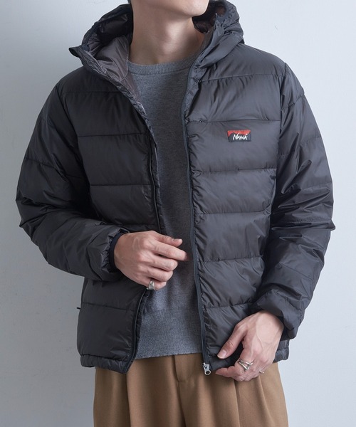 NANGA(ナンガ)の「【NANGA】ATL DOWN ZIP HOODIE/ダウンジップフーディー(ダウンジャケット/コート・メンズ・ブラウン/ブラック・L/M/S)」の6枚目の写真