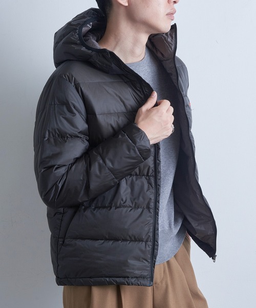 NANGA(ナンガ)の「【NANGA】ATL DOWN ZIP HOODIE/ダウンジップフーディー(ダウンジャケット/コート・メンズ・ブラウン/ブラック・L/M/S)」の9枚目の写真