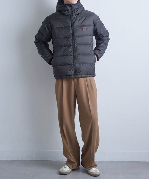 NANGA(ナンガ)の「【NANGA】ATL DOWN ZIP HOODIE/ダウンジップフーディー(ダウンジャケット/コート・メンズ・ブラウン/ブラック・L/M/S)」の10枚目の写真