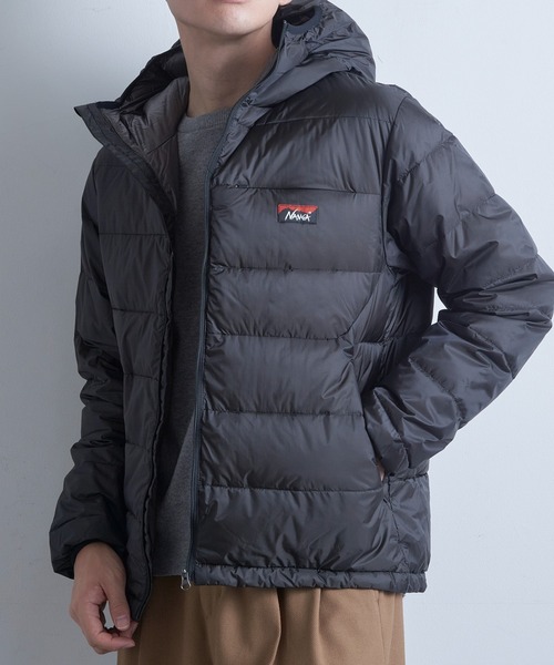 NANGA(ナンガ)の「【NANGA】ATL DOWN ZIP HOODIE/ダウンジップフーディー(ダウンジャケット/コート・メンズ・ブラウン/ブラック・L/M/S)」の7枚目の写真