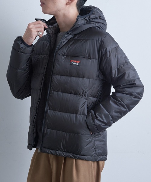 NANGA(ナンガ)の「【NANGA】ATL DOWN ZIP HOODIE/ダウンジップフーディー(ダウンジャケット/コート・メンズ・ブラウン/ブラック・L/M/S)」の8枚目の写真