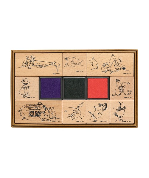 MOOMIN（ムーミン）の「MOOMIN ムーミン スタンプセット ハンコ（ステーショナリー・レディース・その他2/その他1/その他3・FREE）」の2枚目の写真