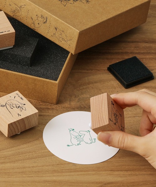 MOOMIN（ムーミン）の「MOOMIN ムーミン スタンプセット ハンコ（ステーショナリー・レディース・その他2/その他1/その他3・FREE）」の4枚目の写真