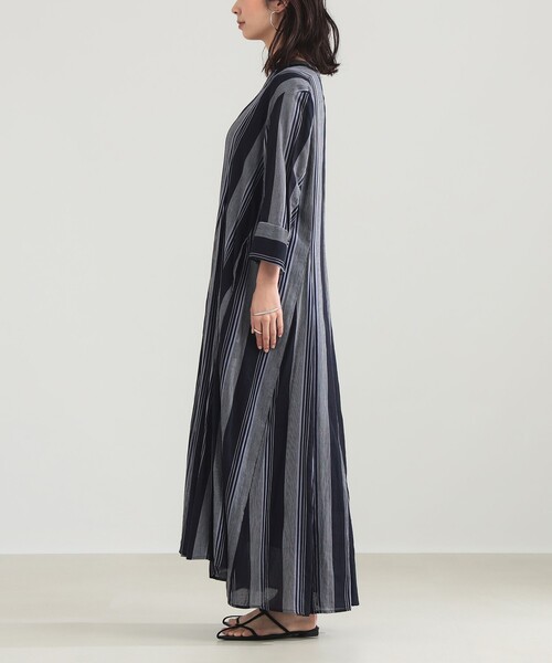 NE QUITTEZ PAS!（ヌキテパ）の「ne Quittez pas / ボイル ストライプ パネル ワンピース［手洗い可］（ワンピース・レディース・ネイビー/グリーン系その他3・ONE SIZE）」の22枚目の写真