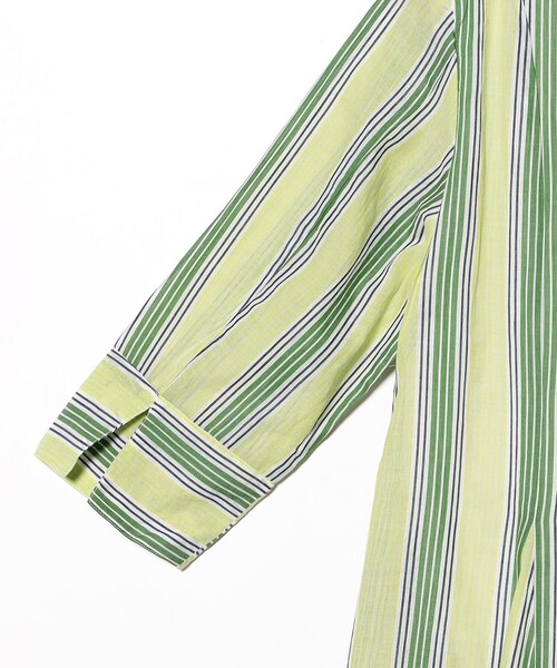 NE QUITTEZ PAS!（ヌキテパ）の「ne Quittez pas / ボイル ストライプ パネル ワンピース［手洗い可］（ワンピース・レディース・ネイビー/グリーン系その他3・ONE SIZE）」の11枚目の写真