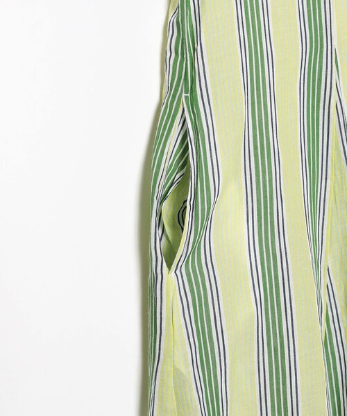 NE QUITTEZ PAS!（ヌキテパ）の「ne Quittez pas / ボイル ストライプ パネル ワンピース［手洗い可］（ワンピース・レディース・ネイビー/グリーン系その他3・ONE SIZE）」の7枚目の写真