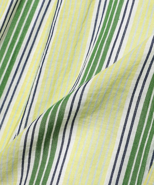 NE QUITTEZ PAS!（ヌキテパ）の「ne Quittez pas / ボイル ストライプ パネル ワンピース［手洗い可］（ワンピース・レディース・ネイビー/グリーン系その他3・ONE SIZE）」の4枚目の写真