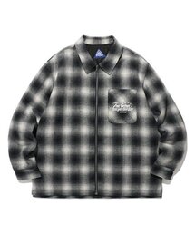 ISTKUNST（イストクンスト）の「PLAID FLANNEL ZIP JACKET_BLACK(IK2DFMB908A)（ブルゾン）」