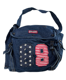SK8ER ROCK（スケーターロック）の「88 Denim Corss Bag ((medium indigo))（メッセンジャーバッグ）」