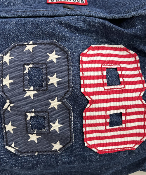 SK8ER ROCK（スケーターロック）の「88 Denim Corss Bag ((medium indigo))（メッセンジャーバッグ・レディース・その他・ONE SIZE）」の4枚目の写真