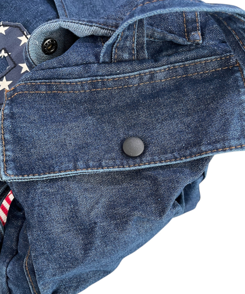 SK8ER ROCK（スケーターロック）の「88 Denim Corss Bag ((medium indigo))（メッセンジャーバッグ・レディース・その他・ONE SIZE）」の6枚目の写真