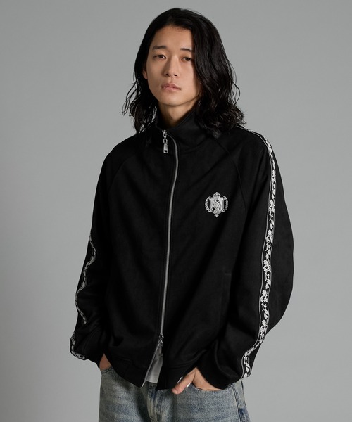 VELNUS（ベルナス）の「【VELNUS】Double zip sideline embroidery track jacket/ダブルジップ サイドライン刺繍 トラックジャケット（ブルゾン・メンズ・ブラック/ダークブルー・S/L/M）」の3枚目の写真