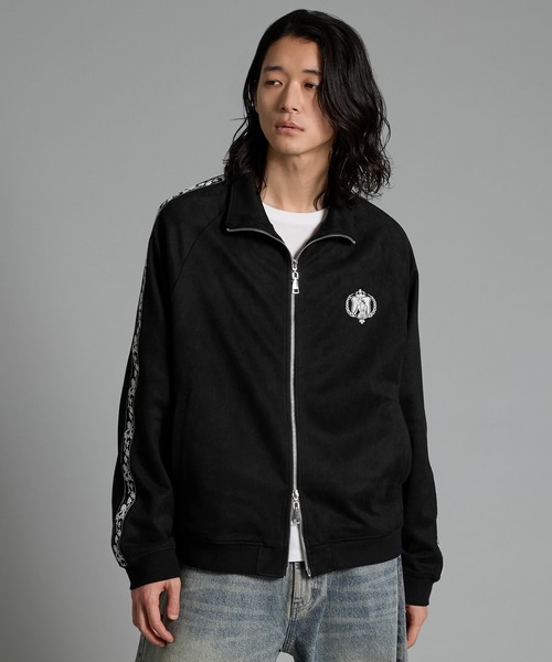 VELNUS（ベルナス）の「【VELNUS】Double zip sideline embroidery track jacket/ダブルジップ サイドライン刺繍 トラックジャケット（ブルゾン・メンズ・ブラック/ダークブルー・S/L/M）」の6枚目の写真