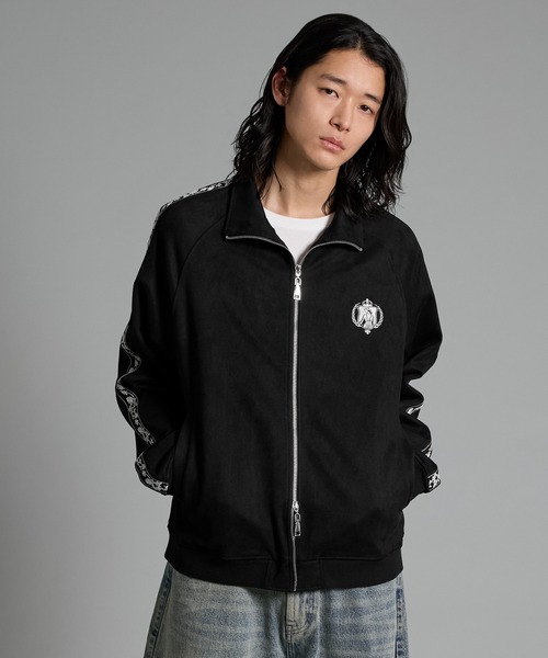 VELNUS（ベルナス）の「【VELNUS】Double zip sideline embroidery track jacket/ダブルジップ サイドライン刺繍 トラックジャケット（ブルゾン・メンズ・ブラック/ダークブルー・S/L/M）」の9枚目の写真