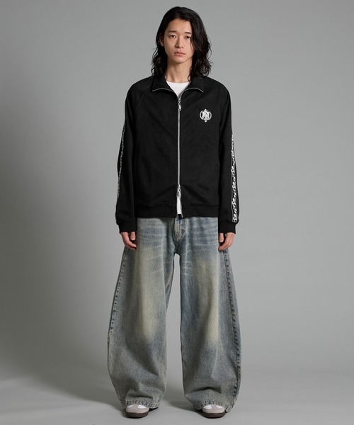 VELNUS（ベルナス）の「【VELNUS】Double zip sideline embroidery track jacket/ダブルジップ サイドライン刺繍 トラックジャケット（ブルゾン・メンズ・ブラック/ダークブルー・S/L/M）」の16枚目の写真