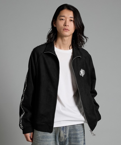 VELNUS（ベルナス）の「【VELNUS】Double zip sideline embroidery track jacket/ダブルジップ サイドライン刺繍 トラックジャケット（ブルゾン・メンズ・ブラック/ダークブルー・S/L/M）」の15枚目の写真