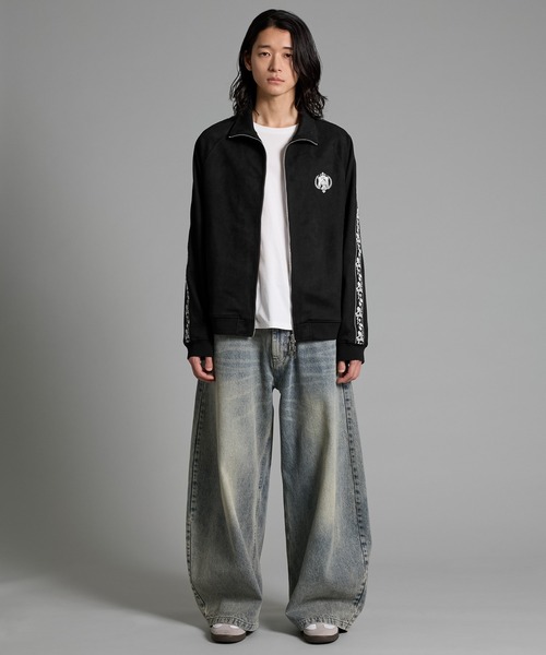 VELNUS（ベルナス）の「【VELNUS】Double zip sideline embroidery track jacket/ダブルジップ サイドライン刺繍 トラックジャケット（ブルゾン・メンズ・ブラック/ダークブルー・S/L/M）」の18枚目の写真