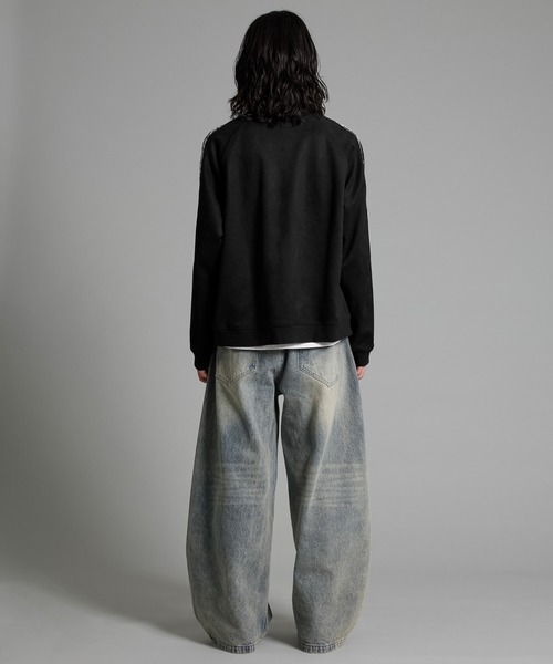 VELNUS（ベルナス）の「【VELNUS】Double zip sideline embroidery track jacket/ダブルジップ サイドライン刺繍 トラックジャケット（ブルゾン・メンズ・ブラック/ダークブルー・S/L/M）」の20枚目の写真