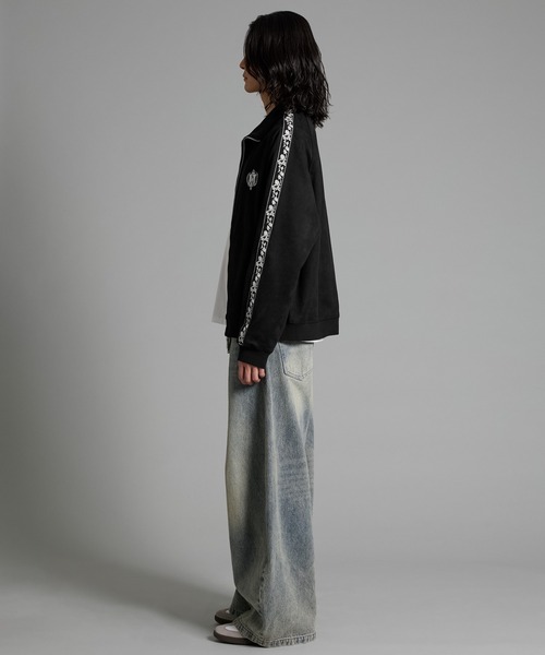 VELNUS（ベルナス）の「【VELNUS】Double zip sideline embroidery track jacket/ダブルジップ サイドライン刺繍 トラックジャケット（ブルゾン・メンズ・ブラック/ダークブルー・S/L/M）」の21枚目の写真