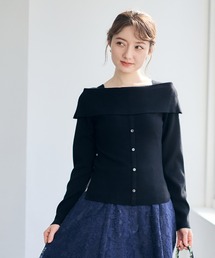 12Twelve Agenda | 前後2wayオフショルニットプルオーバー(ニット/セーター)