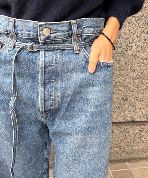 AGOLDE(エーゴールドイー)の「【AGOLDE/エーゴールドイー】EMMI JEAN IN INTUITION ワイドレッグデニム(デニムパンツ・レディース・ブルー・24/25/26)」の20枚目の写真