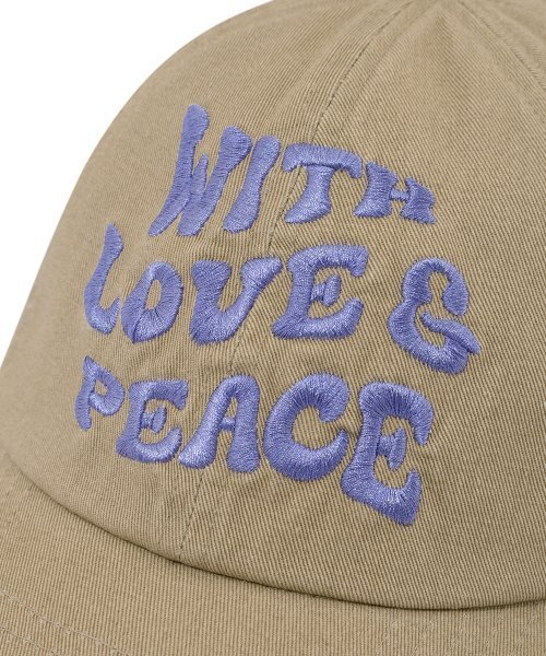 VISION STREET WEAR(ヴィジョンストリートウェア)の「VSW Love & Peace Ball Cap Beige(キャップ・レディース・その他・FREE)」の2枚目の写真