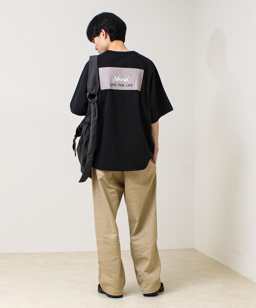 NANGA(ナンガ)の「【NANGA×GLOSTER】別注② Raglan Backprint Tee(Tシャツ/カットソー・メンズ・ブラック系その他2/ブラック系その他/ホワイト系その他・L/M)」の7枚目の写真