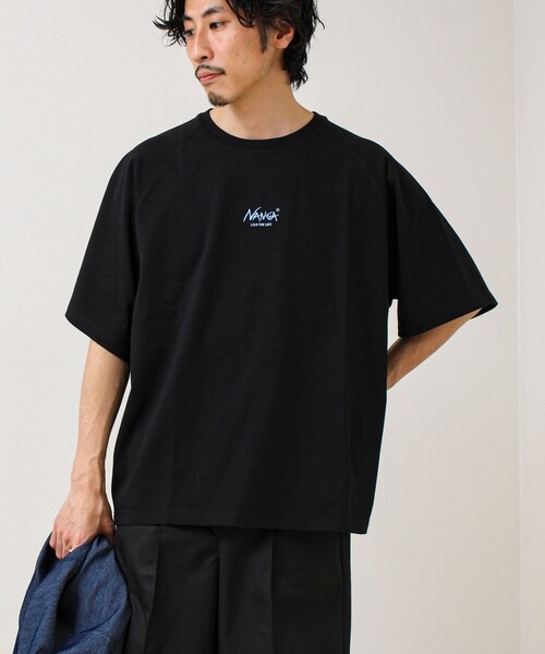 NANGA(ナンガ)の「【NANGA×GLOSTER】別注② Raglan Backprint Tee(Tシャツ/カットソー・メンズ・ブラック系その他2/ブラック系その他/ホワイト系その他・L/M)」の11枚目の写真