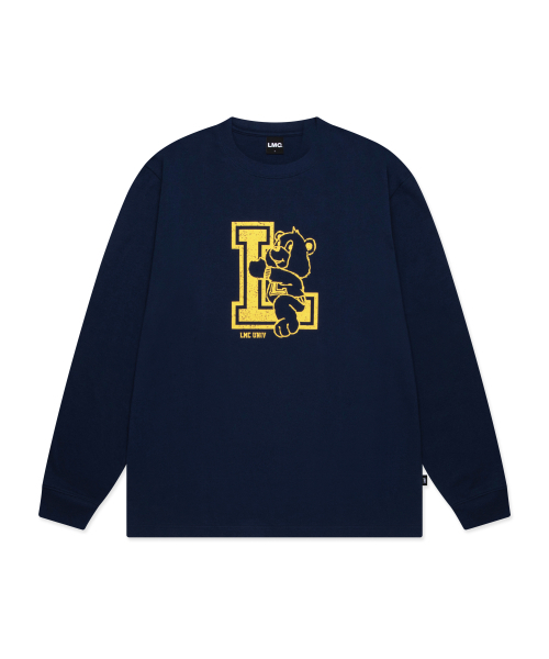 LMCの「BEAR UNIV LONG SLV TEE navy(Tシャツ/カットソー・レディース・その他・S/M/L/XL)」の1枚目の写真