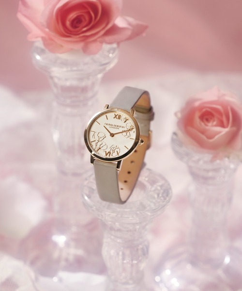 OLIVIA BURTON(オリビアバートン)の「「OLIVIA BURTON/オリビアバートン」シグネチャー - 28mm アブストラクト フローラル(アナログ腕時計・レディース・アイボリー/ベビーピンク/グレイッシュベージュ・FREE)」の2枚目の写真