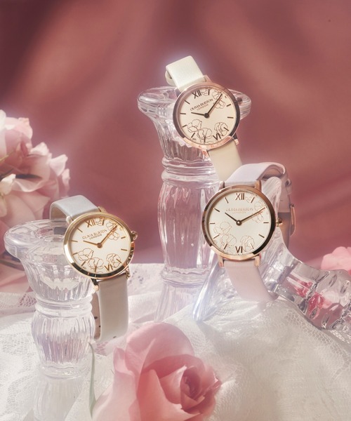 OLIVIA BURTON(オリビアバートン)の「「OLIVIA BURTON/オリビアバートン」シグネチャー - 28mm アブストラクト フローラル(アナログ腕時計・レディース・アイボリー/ベビーピンク/グレイッシュベージュ・FREE)」の13枚目の写真