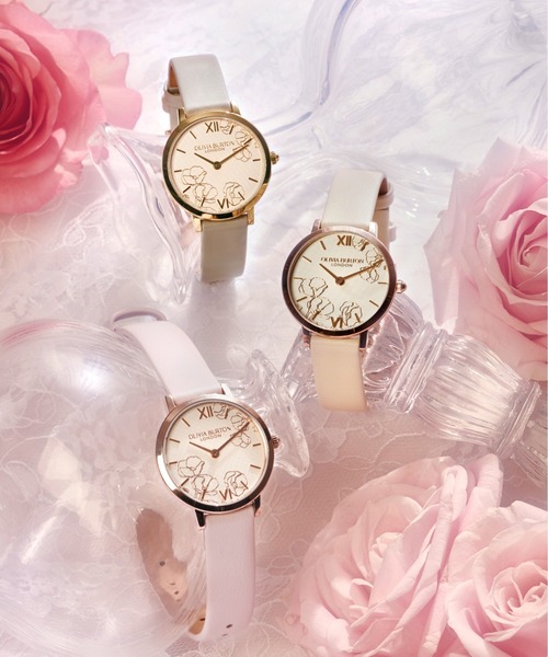 OLIVIA BURTON(オリビアバートン)の「「OLIVIA BURTON/オリビアバートン」シグネチャー - 28mm アブストラクト フローラル(アナログ腕時計・レディース・アイボリー/ベビーピンク/グレイッシュベージュ・FREE)」の16枚目の写真