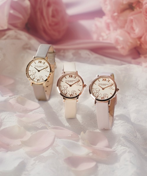 OLIVIA BURTON(オリビアバートン)の「「OLIVIA BURTON/オリビアバートン」シグネチャー - 28mm アブストラクト フローラル(アナログ腕時計・レディース・アイボリー/ベビーピンク/グレイッシュベージュ・FREE)」の17枚目の写真