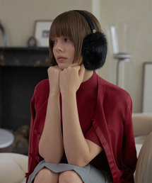 PLAYBOO（プレイブー）の「REX FUR EARMUFF_Black（スポーツグッズ）」