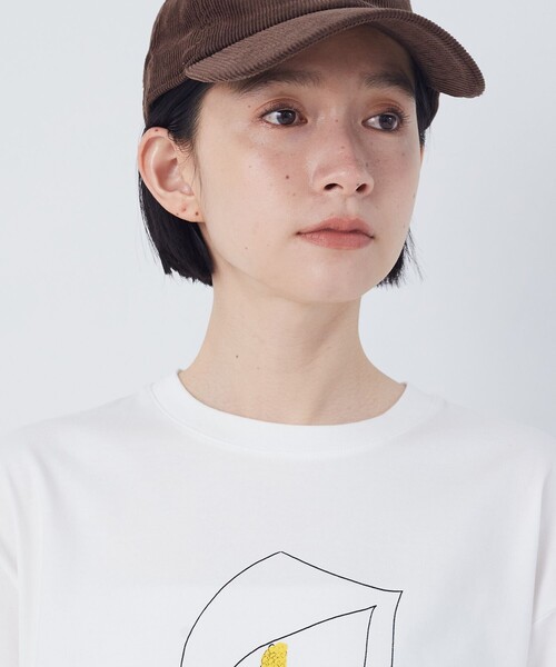 conges payes ADIEU TRISTESSE（コンジェ ペイエ アデュートリステス）の「ichiro yamaguchi. コラボ長袖Ｔシャツ（Tシャツ/カットソー・レディース・ホワイト系その他/ブラック系その他・FREE）」の20枚目の写真