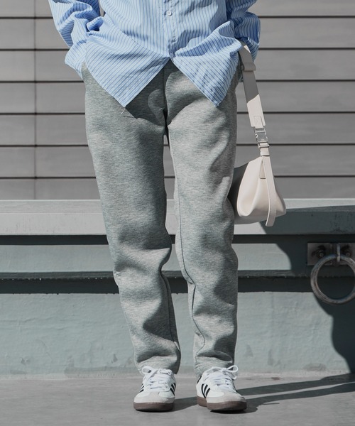 United Athle(ユナイテッドアスレ)の「▲9.4オンス T/R ダンボールニット テーパード イージーパンツ 秋 秋服 2026年秋冬(スウェットパンツ・メンズ・ブラック/ヘザーグレー/ネイビー・S/M/L/XL)」の2枚目の写真