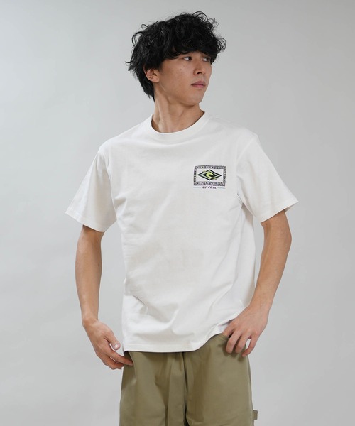 rip curl(リップカール)の「RIP CURL/リップカール メンズ 半袖 Tシャツ OF THE SEARCH TEE RCM6S-2106(Tシャツ/カットソー・メンズ・ホワイト/グレイッシュブルー/チャコールグレー・XL/L/M)」の4枚目の写真