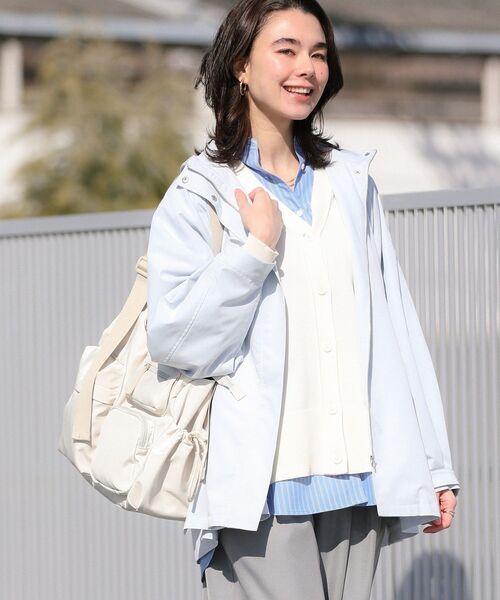 Green　Parks（グリーンパークス）の「【10ポケBag】収納アドバイザー監修アウトポケットトート（トートバッグ・レディース・アイボリー/ブラック/カーキ・FREE）」の8枚目の写真