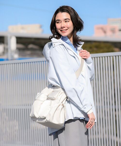 Green　Parks（グリーンパークス）の「【10ポケBag】収納アドバイザー監修アウトポケットトート（トートバッグ・レディース・アイボリー/ブラック/カーキ・FREE）」の10枚目の写真