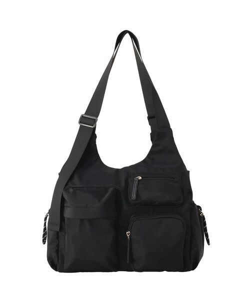 Green　Parks（グリーンパークス）の「【10ポケBag】収納アドバイザー監修アウトポケットトート（トートバッグ・レディース・アイボリー/ブラック/カーキ/ライトグレー/ブラウン・FREE）」の11枚目の写真