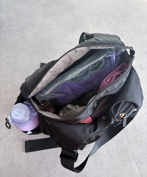 Green Parks(グリーンパークス)の「【10ポケBag】収納アドバイザー監修アウトポケットトート(トートバッグ・レディース・アイボリー/ブラック/カーキ・FREE)」の7枚目の写真