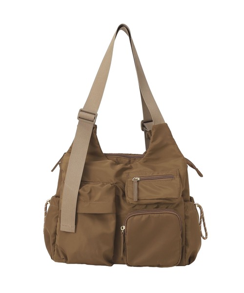 Green Parks(グリーンパークス)の「【10ポケBag】収納アドバイザー監修アウトポケットトート(トートバッグ・レディース・アイボリー/ブラック/カーキ系1/ライトグレー/ブラウン系1/カーキ/ブラウン・FREE)」の16枚目の写真